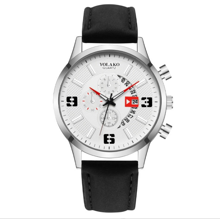 Fashion Big Digital Calendar Men's Watch