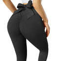 Women's Fashionable Hip-lifting Bow Fitness Trousers