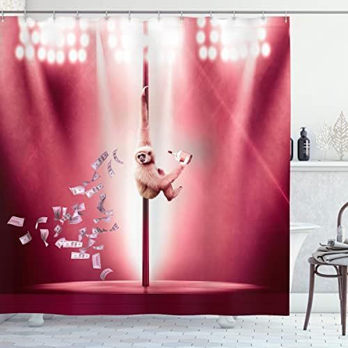 Interesting Shower Curtain Punch-free Decoration