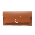 Star Moon Rivet Zipper Soft Leather Coin Wallet