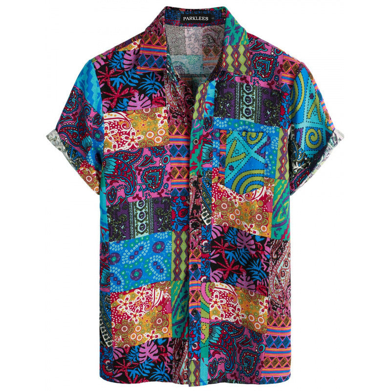 Men's 3D Printed Hawaiian Polyester Shirt