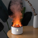 New Two-color Spray Ring Volcano Humidifier