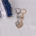 Creative Two-piece Set Golden And Silver Love Good Friends Good Girlfriends Keychain