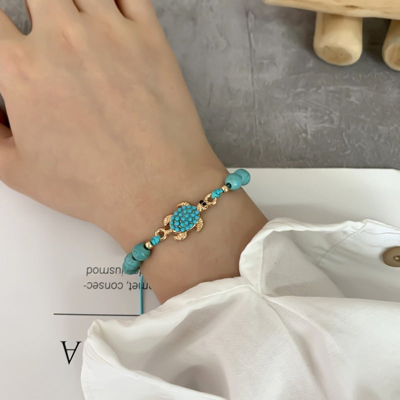 Fashion Bracelet Creative Turtle Turquoise