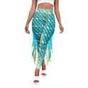 Slim Fish Pants With Raised Hips And Digital Fin Printing Small Feet Women's Underpants