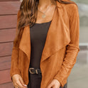 Women's Solid Color Coat Casual Cardigan Long Sleeve