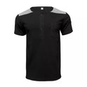 Summer Short Sleeve Men's Color Matching Thin