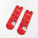 Cotton New Year Cartoon Stereo Ear Cute Elk Christmas Socks