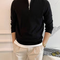 Men's Solid Color Fashion Knitwear Sweater