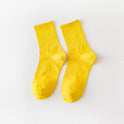 Candy Color Long Tube Cute Student Socks Casual