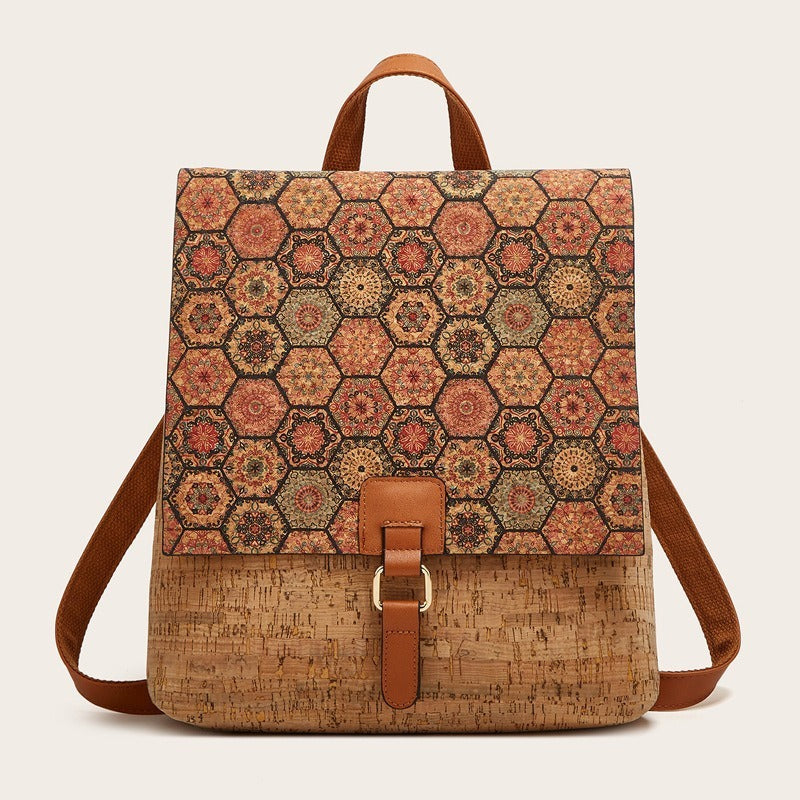 Affordable Luxury Fashion High-grade Fashion Retro Printed Backpack