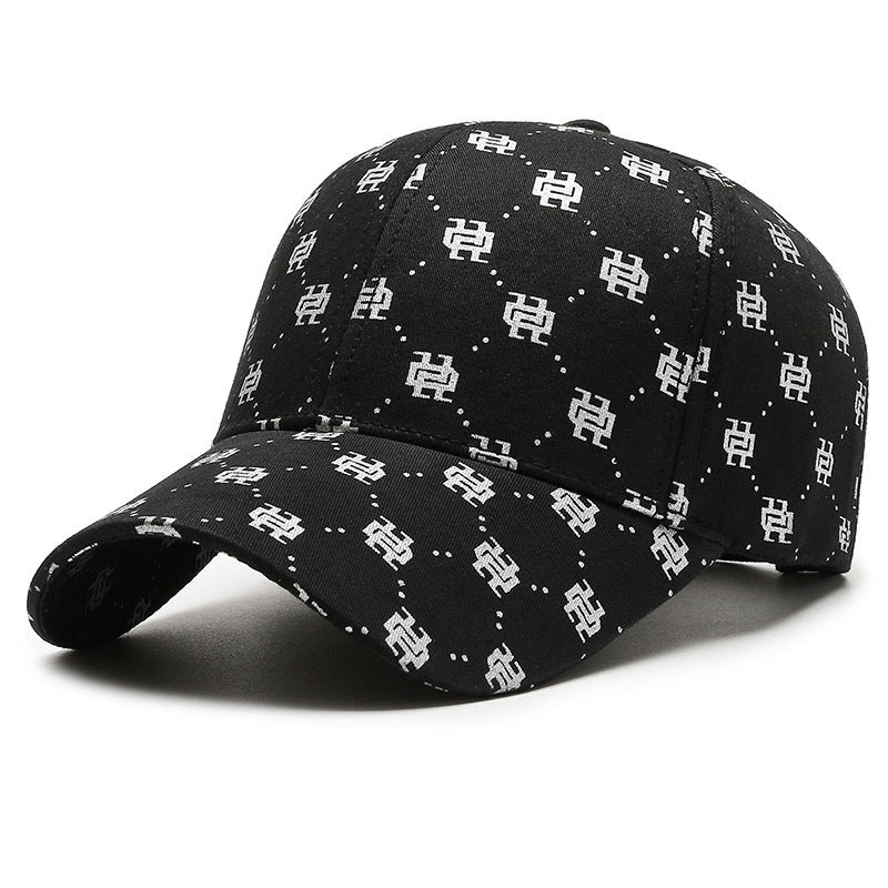 Full Printed Men's Outdoor Sun-proof Couple's Light Plate Peaked Cap