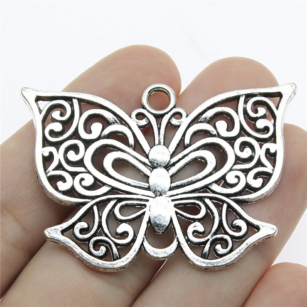 DIY Jewelry Accessories Retro Alloy Butterfly Pendant Pendant