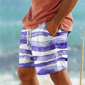 Hawaii Beach European And American Printed Casual Men's Shorts