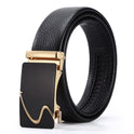 Men's Automatic Leather Buckle Business Belt