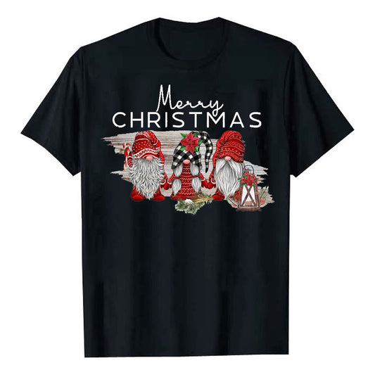 Christmas Printed Men's And Women's T-shirts