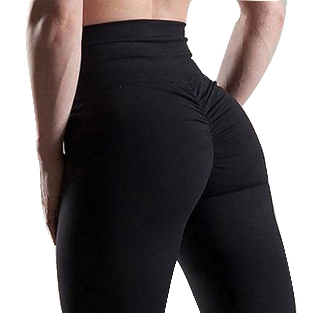 Solid Color High-elastic Quick-dry Pants Women's Cropped Leggings