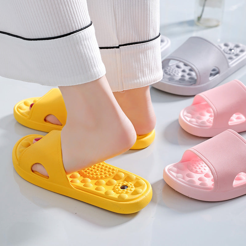 Non-slip Thick Bottom Hotel Club Bath Massage Sandals And Slippers For Men