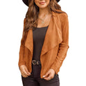 Women's Solid Color Coat Casual Cardigan Long Sleeve