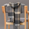 British Plaid Imitation Cashmere Tassels Couple Parent-child Men's Scarf