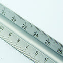 30cm Metal Silver Architect Technical Triangle Ruler