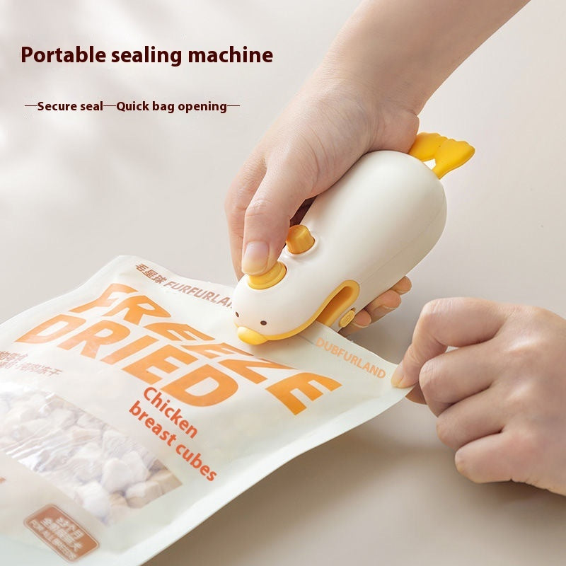 Small Yellow Duck Rechargeable Sealing Machine