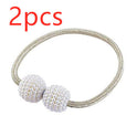 Magnetic Curtain Tiebacks Pearl Beads