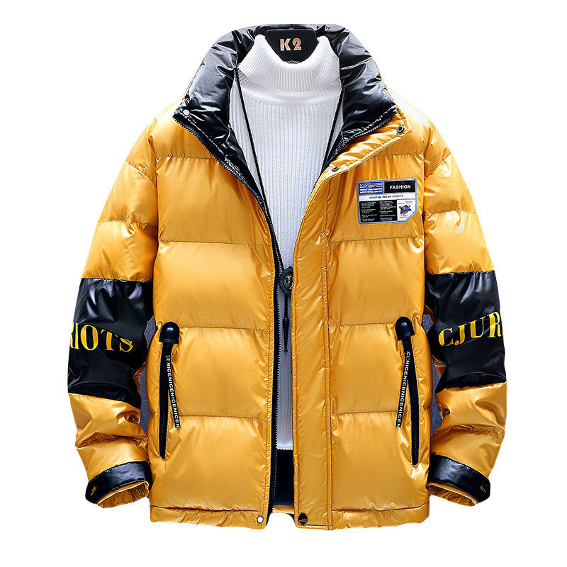 Winter new trendy brand bright face thick cotton clothes Korean version