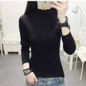 Half high neck slim bottoming shirt