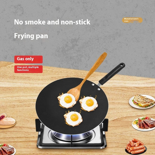 Gas Stove Home Breakfast Griddle Egg Flying Cake Fry Pan Pan Aluminum