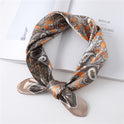 Women's New Small Square Retro Cashew Professional Scarf