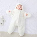 Baby Starfish Lamb Velvet Sleeping Bag Comfortable Newborn Baby Male And Female Baby Outing Winter Quilt Plus Cotton Thickening