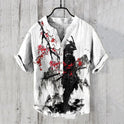 Summer Men's Short-sleeved Shirt Printing