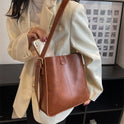 Retro Fashion Bucket Bag Large Capacity Women's Shoulder Bag