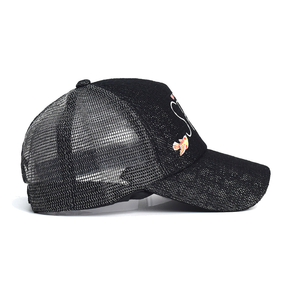 Distressed Mesh Breathable Thin Summer Sun Protection Sun Hat Baseball Cap