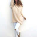 V-neck long sleeve women's thin sweater