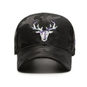 Embroidery Hat Elk Peaked Cap