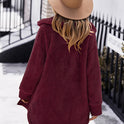 Furry Long Coat Winter Long-sleeved Double-faced Fleece Coat