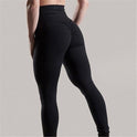 Solid Color High-elastic Quick-dry Pants Women's Cropped Leggings