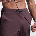 Single-layer Woven Quick-drying Solid Color Running Fitness Sports Leisure American Fifth Pants