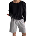 Men's Lightweight Breathable Long Sleeves Knitted T-shirt