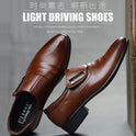 new men's leather shoes men's business suits all-match pointed shoes slip-on on behalf of a cross-border leisure