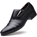 new men's leather shoes men's business suits all-match pointed shoes slip-on on behalf of a cross-border leisure