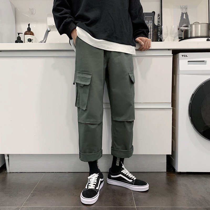 Men's straight-leg overalls