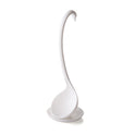 Creative Swan with tray can be vertical soup spoon, multi-purpose kitchen tableware spoon long handle large spoon.