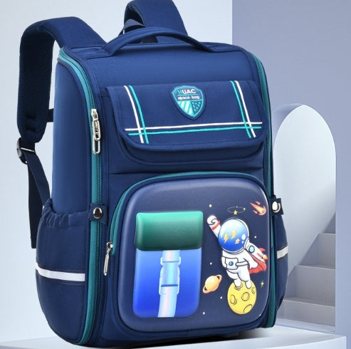 Reduce Burden And Protect Spine Children's Large Capacity Cartoon Backpack