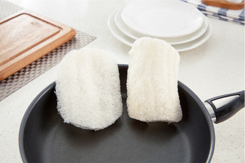 Home kitchen dishwashing loofah brush