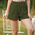 Women's Fashion Casual High Waist Lace-up Loose Shorts