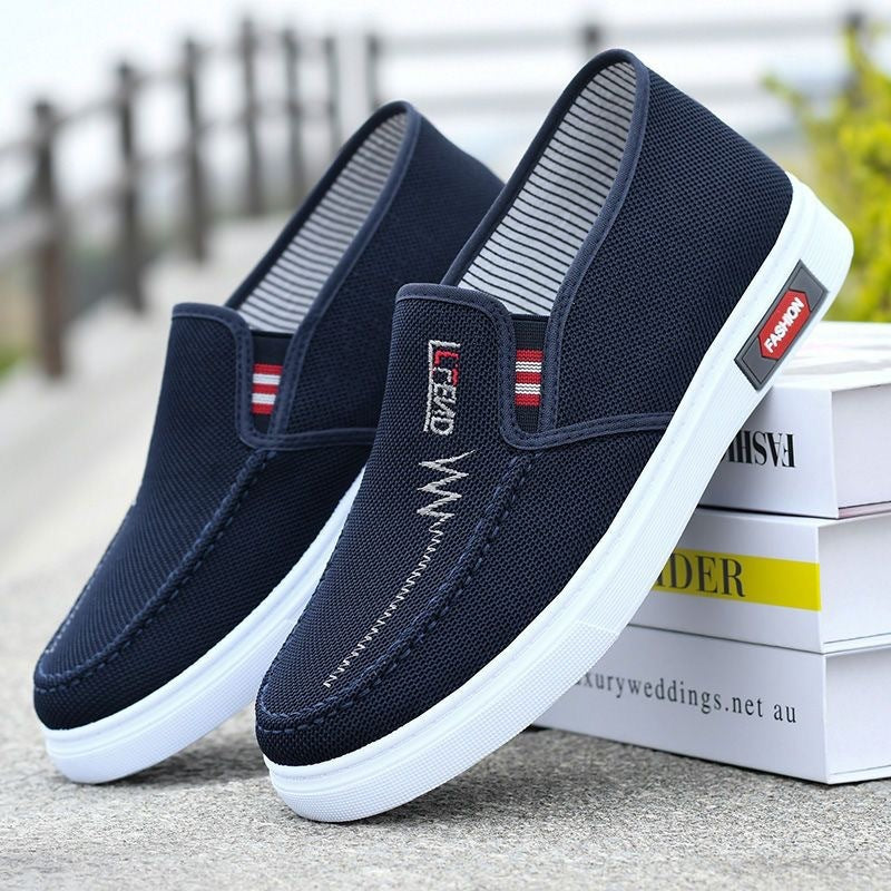 Spring Old Beijing Non-slip Casual Tendon Bottom Skate Shoes Breathable Canvas