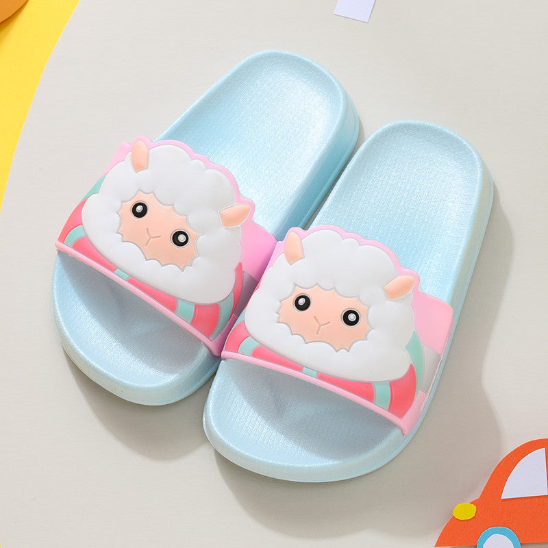 Cute cartoon children non-slip Korean slippers